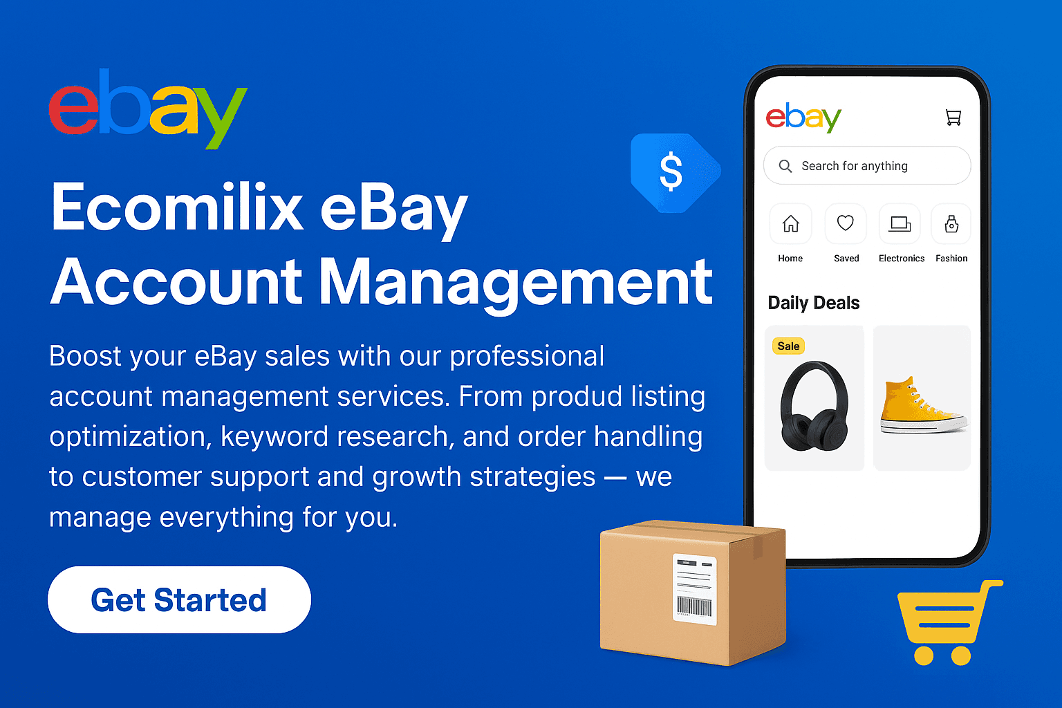 Account Management Service — eBay services by Ecomilix